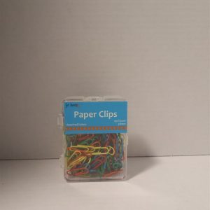 150 CT Paper Clips in Asst. Colors