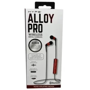 Hype Alloy Pro Bluetooth Stereo Earbuds with Mic