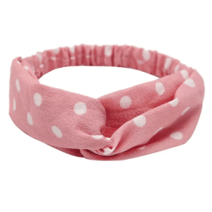 Wide Elastic Polka Dot Headbands