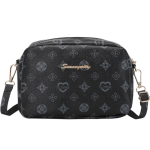 Pattern Leather Crossbody Bag