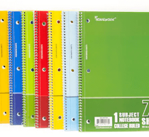 Homework 70 Sheet Notebooks