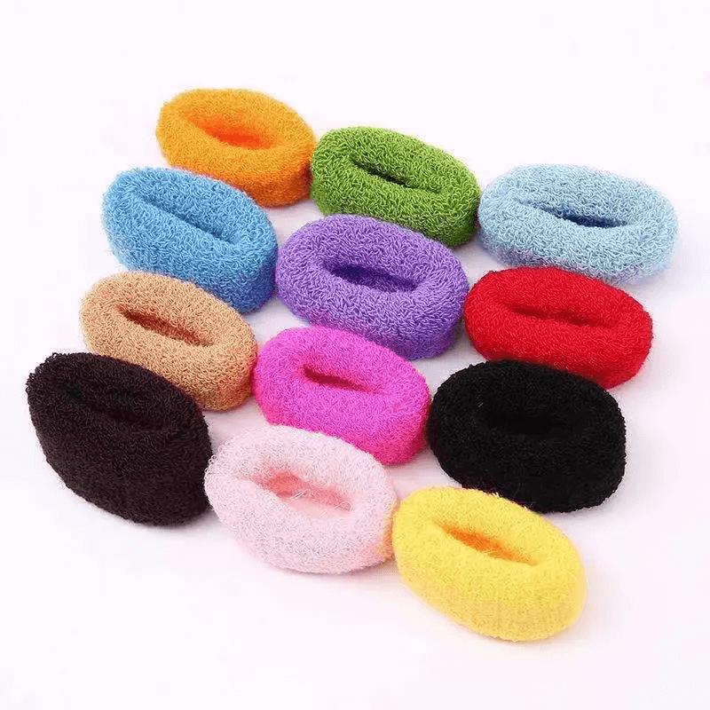12pc Elastic Ponytail Holders